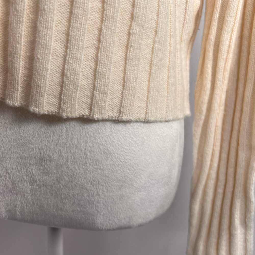 NWT / Madewell Mockneck Crop Sweater - Picture 3 of 6